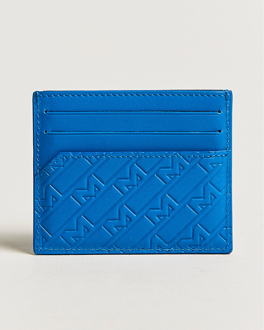 Homme |  | Montblanc | M Gram Leather Card Holder 6cc Blue