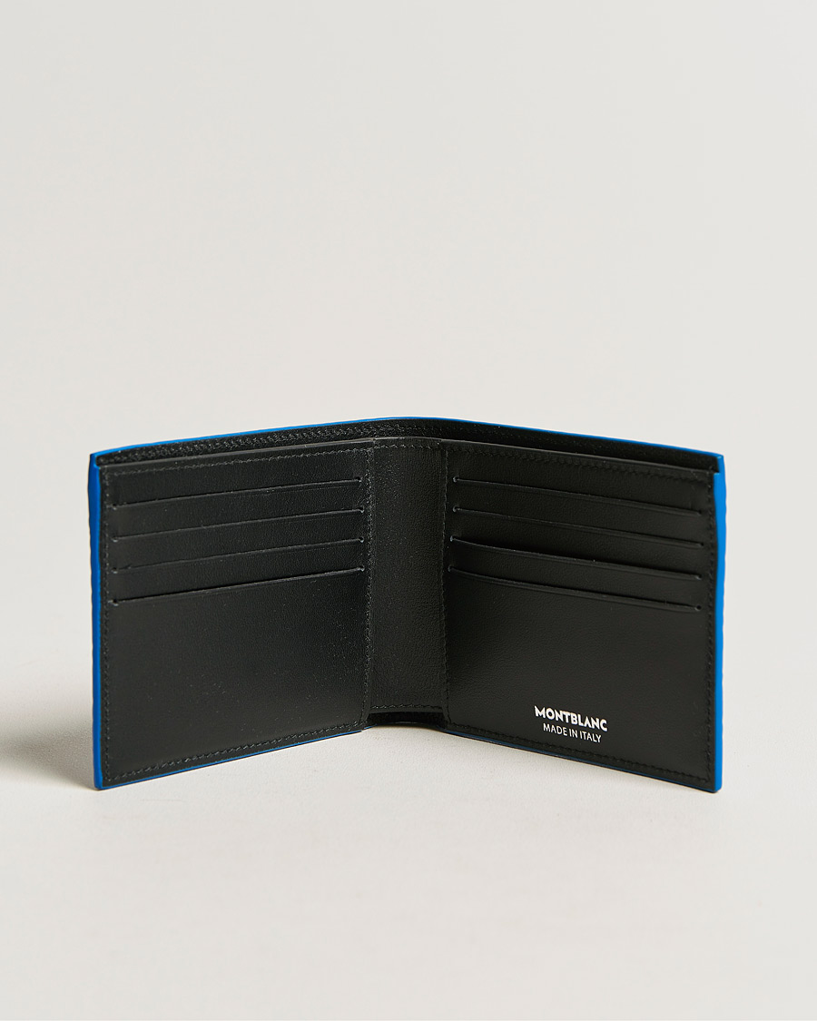 Homme | Montblanc M Gram Leather Wallet 8cc Blue | Montblanc | M Gram Leather Wallet 8cc Blue