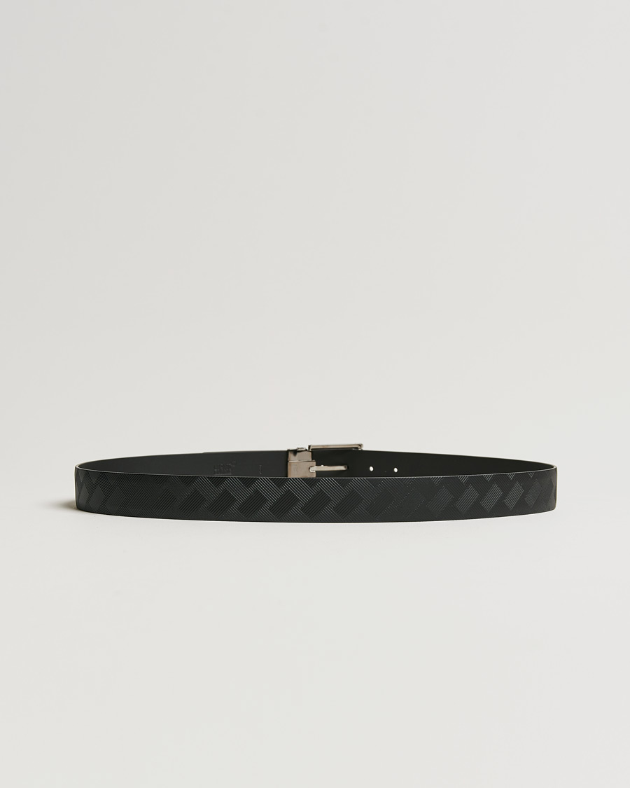 Homme | Ceintures En Cuir | Montblanc | Black 35 mm Leather Belt Black