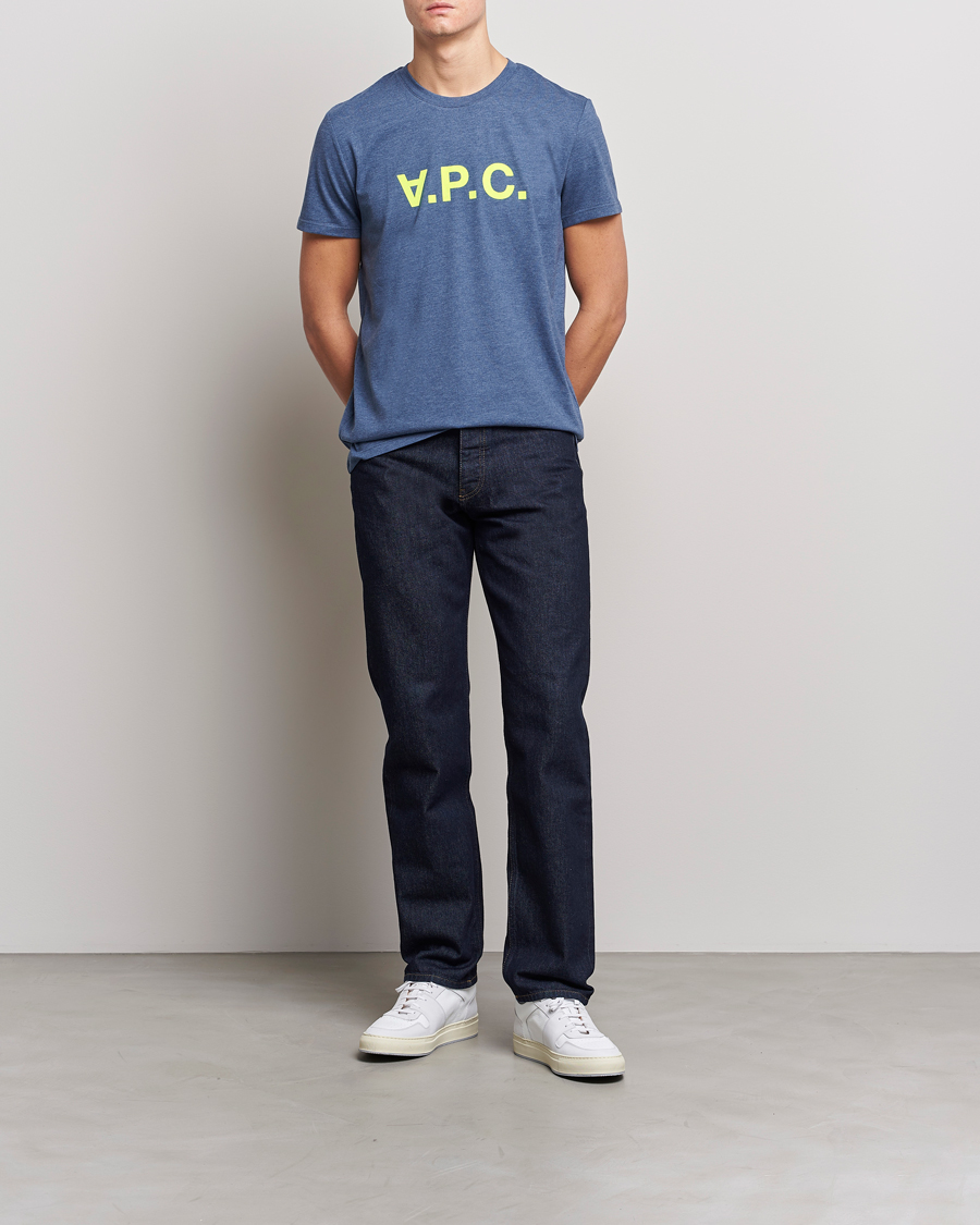 Homme | T-shirts | A.P.C. | VPC Neon Short Sleeve T-Shirt Marine
