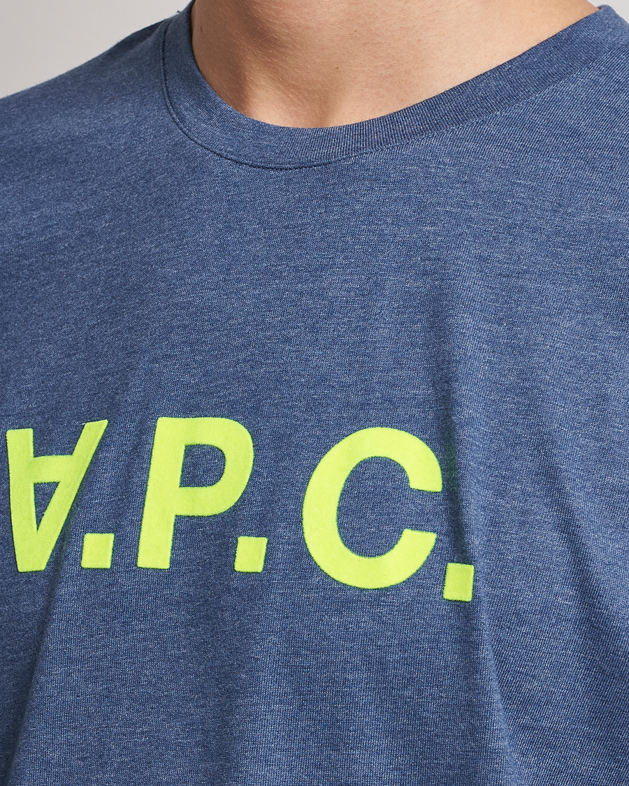 Homme | T-shirts | A.P.C. | VPC Neon Short Sleeve T-Shirt Marine