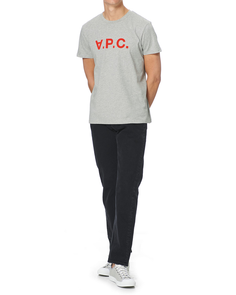 Homme | T-shirts | A.P.C. | VPC Neon Short Sleeve T-Shirt Heather Grey