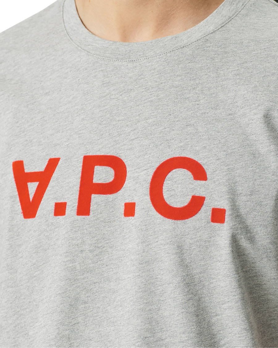 Homme | T-shirts | A.P.C. | VPC Neon Short Sleeve T-Shirt Heather Grey