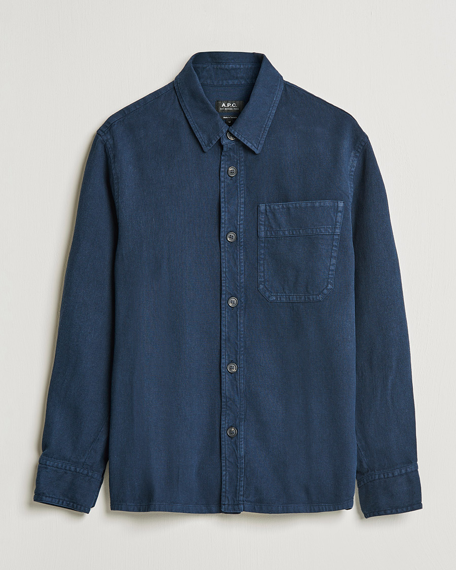Homme | Chemises | A.P.C. | Basile Overshirt Navy