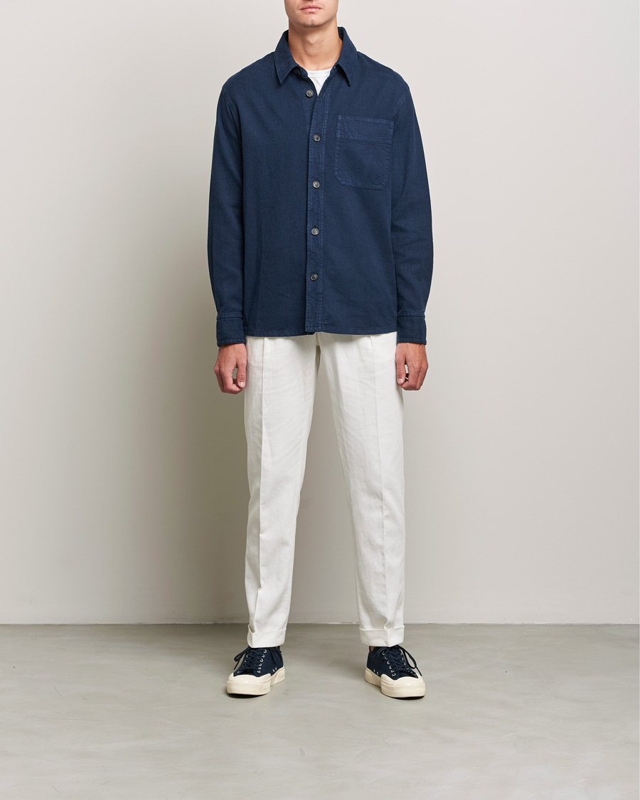 Homme | Chemises | A.P.C. | Basile Overshirt Navy