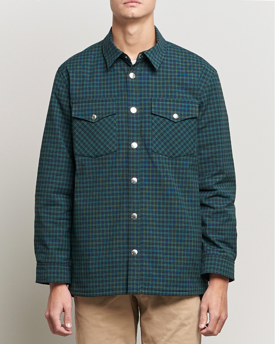 Homme | Chemises | A.P.C. | Samy Padded Overshirt Black Check