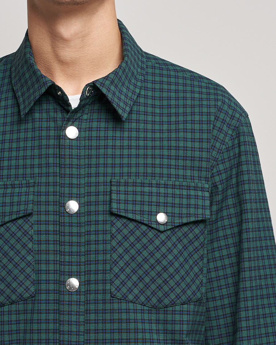 Homme | Chemises | A.P.C. | Samy Padded Overshirt Black Check
