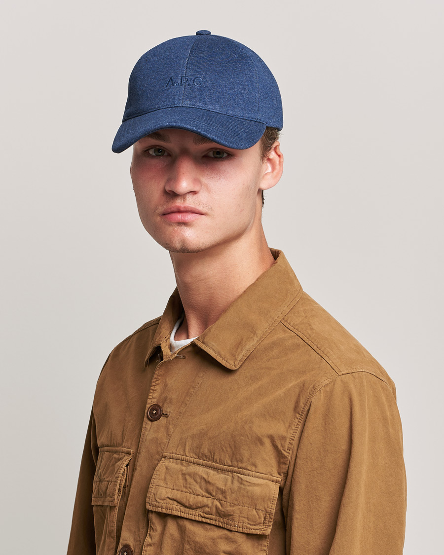 Homme | A.P.C. Charlie Baseball Cap Marine | A.P.C. | Charlie Baseball Cap Marine