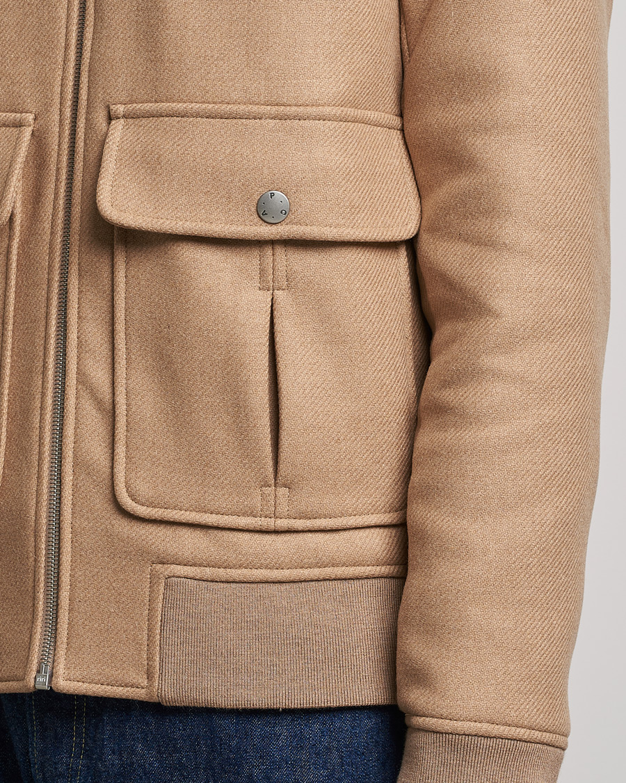 Homme | Manteaux Et Vestes | A.P.C. | Ben Shearling Bomber Jacket Beige