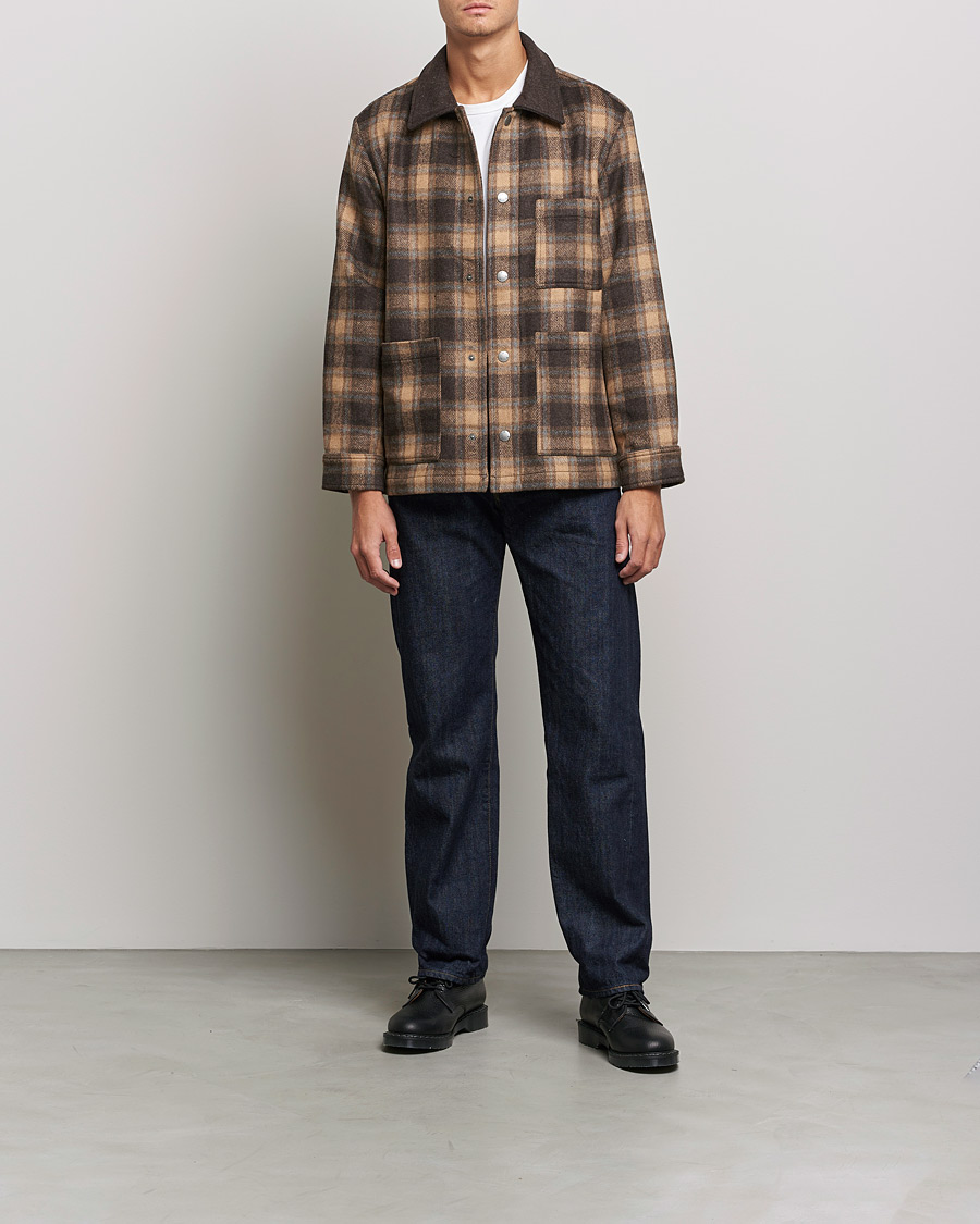 Homme | Manteaux Et Vestes | A.P.C. | Emile Shirt Jacket Brown Check