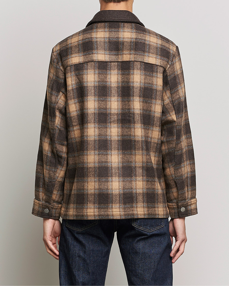 Homme | Manteaux Et Vestes | A.P.C. | Emile Shirt Jacket Brown Check