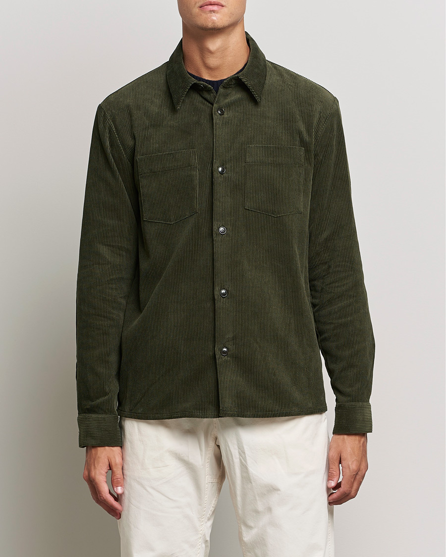 Homme | Chemises | A.P.C. | Joe Corduroy Overshirt Military Khaki