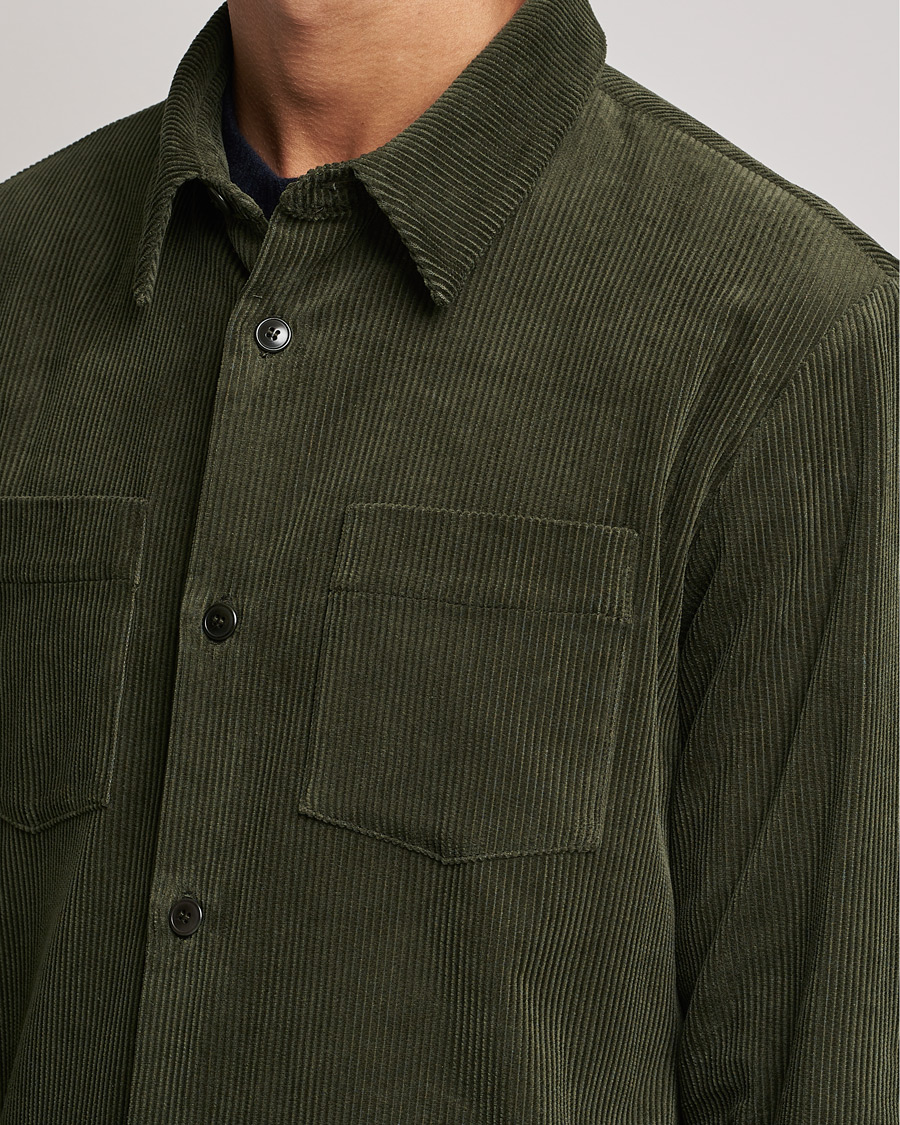 Homme | Chemises | A.P.C. | Joe Corduroy Overshirt Military Khaki