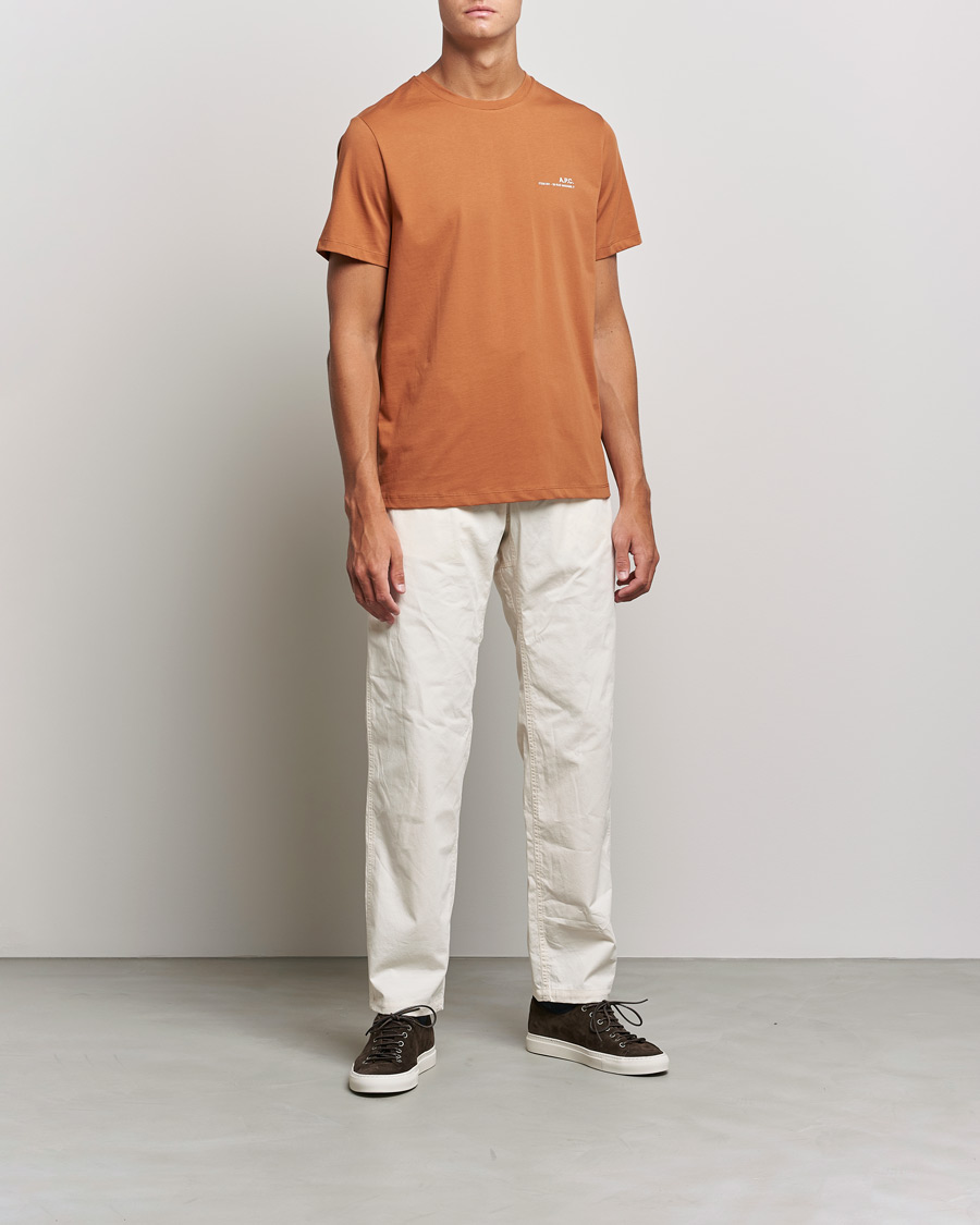 Homme | T-shirts | A.P.C. | Item Short Sleeve T-Shirt Terracotta