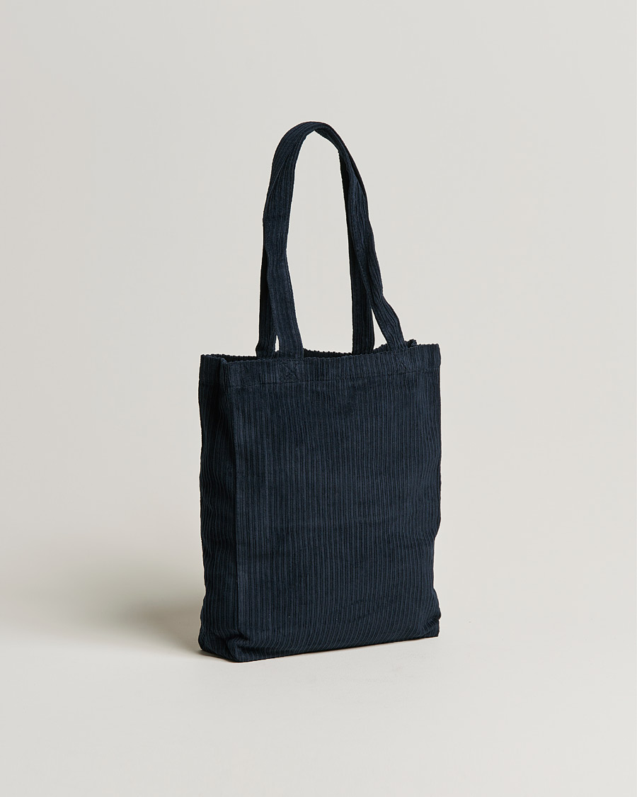 Homme | A.P.C. Lou Corduroy Tote Bag Navy | A.P.C. | Lou Corduroy Tote Bag Navy