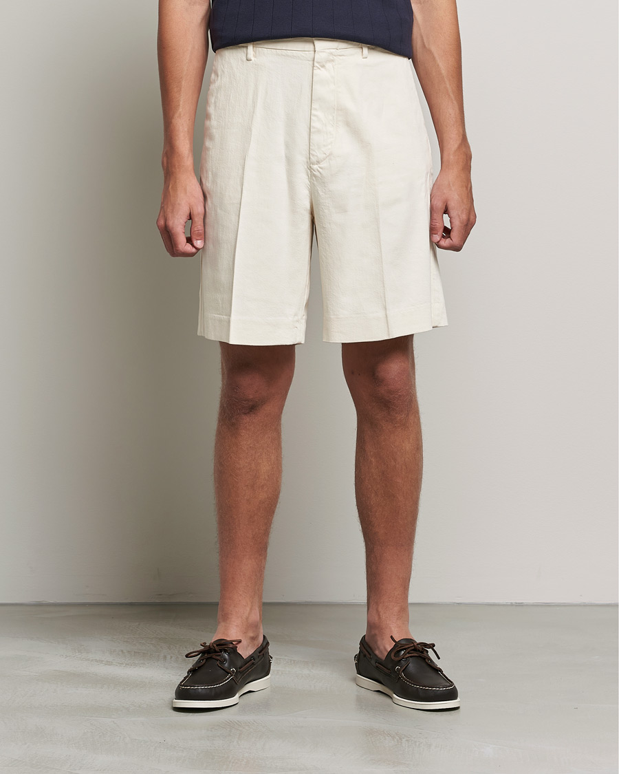 Homme | Shorts | GANT | Tailored Volume Shorts Caulk White