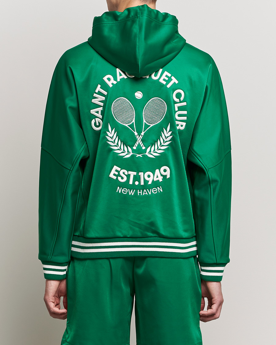 Homme | Pulls Et Tricots | GANT | Raquet Club Full-Zip Hoodie Lavish Green
