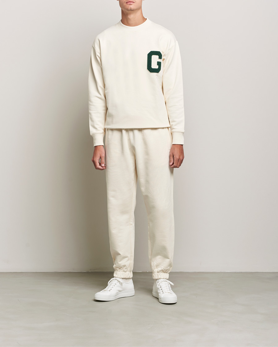 Homme | Pantalons | GANT | College G Sweatpants Creme