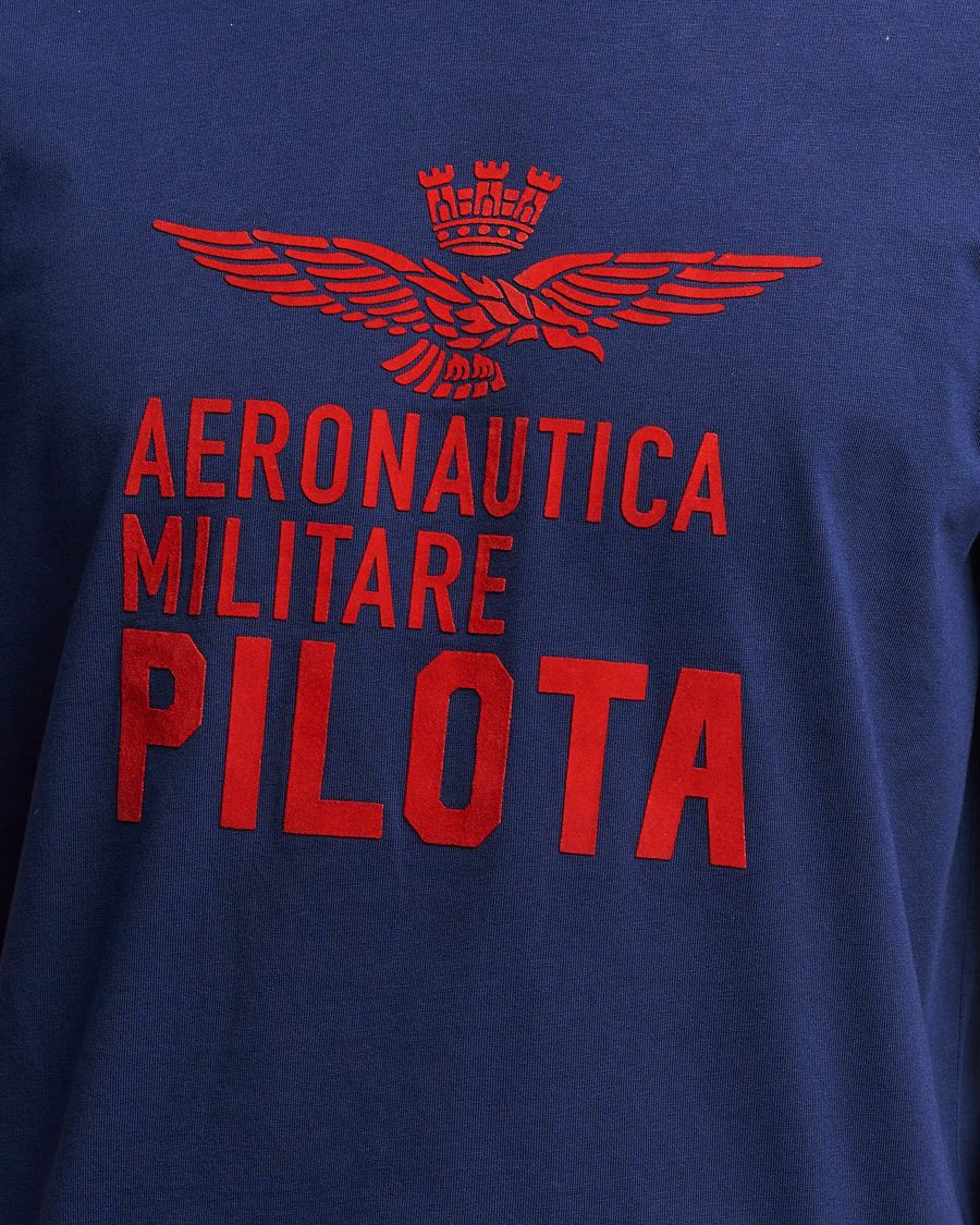 Homme | T-shirts | Aeronautica Militare | Short Sleeve Tee Blu Navy