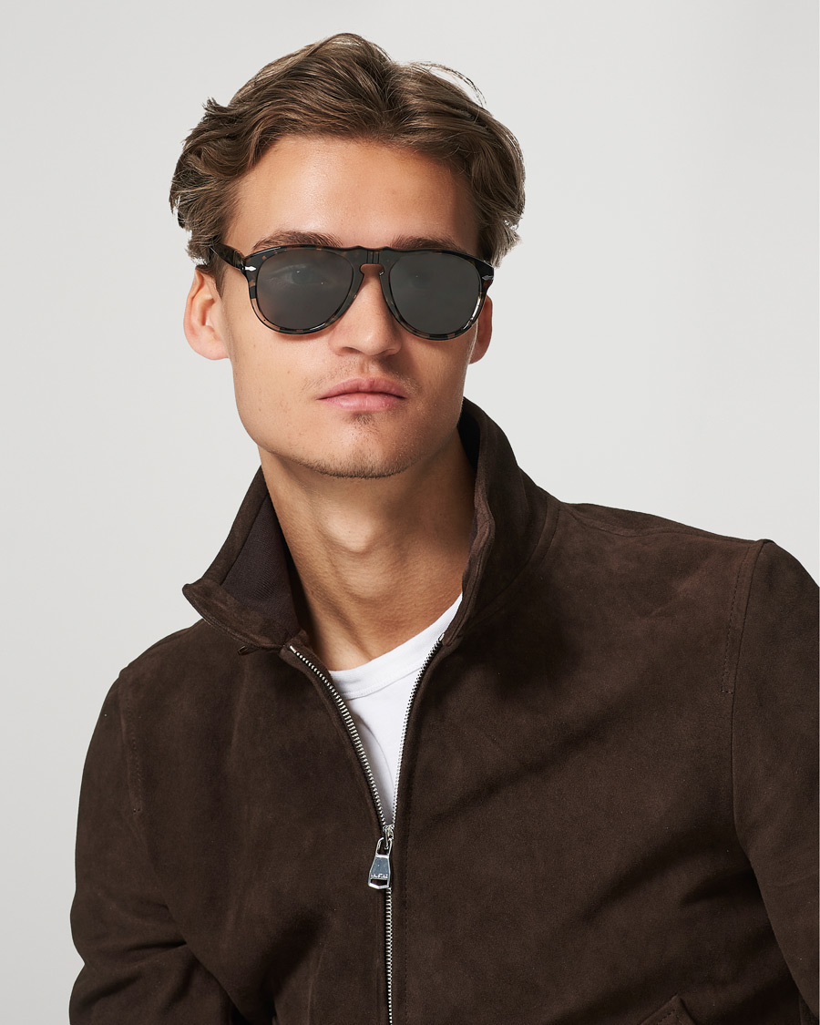 Homme | Persol 0PO0649 Sunglasses Brown/Grey Tortoise | Persol | 0PO0649 Sunglasses Brown/Grey Tortoise