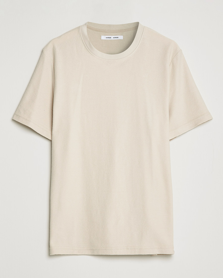 Homme | T-shirts | Samsøe Samsøe | Samsøe & Samsøe Odin Organic Cotton T-shirt Oatmeal