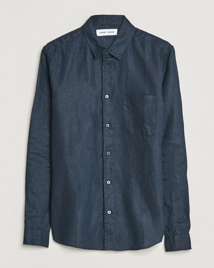 Homme | Chemises | Samsøe Samsøe | Samsøe & Samsøe Liam Linen Shirt Salute