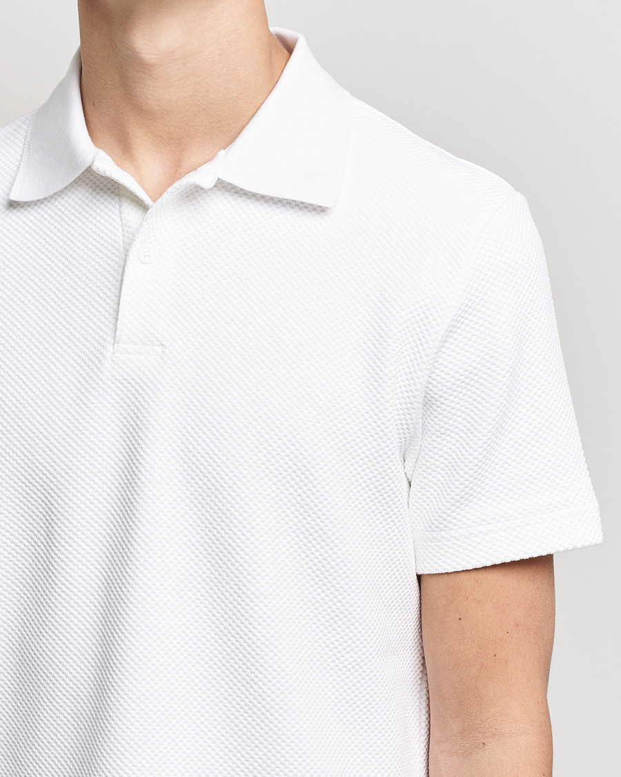 Homme | Polos | Samsøe Samsøe | Samsøe & Samsøe Taranto Organic Cotton Polo White