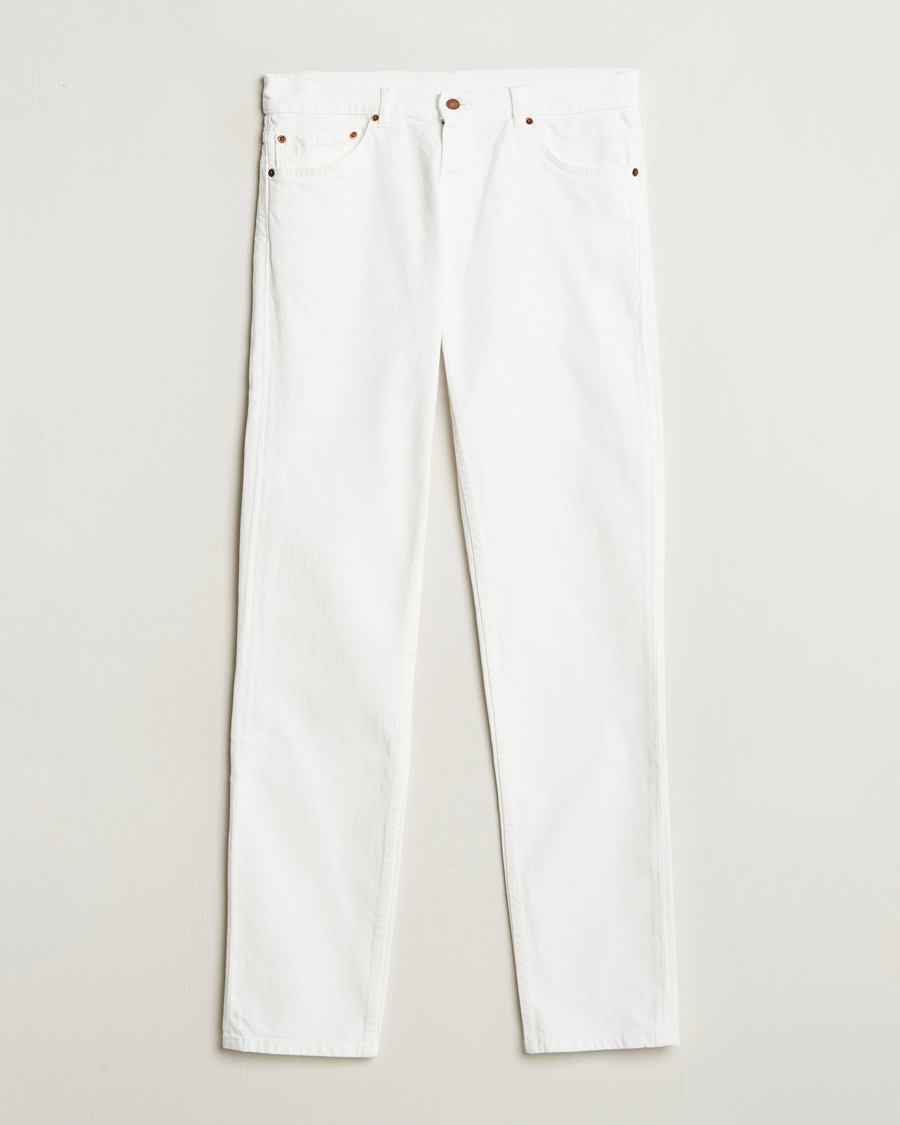 Homme | Jeans | Oscar Jacobson | Albert Cotton Stretch Jeans White