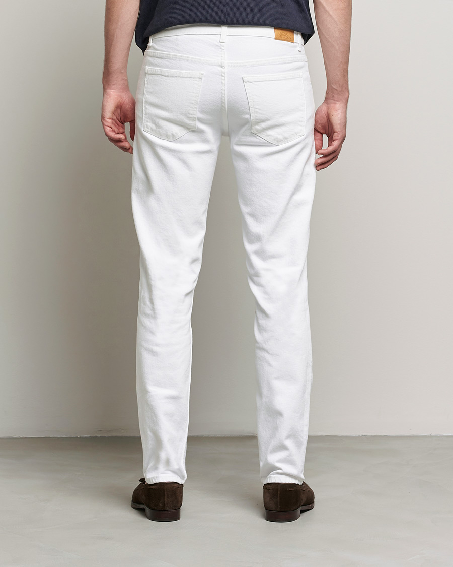 Homme | Jeans | Oscar Jacobson | Albert Cotton Stretch Jeans White