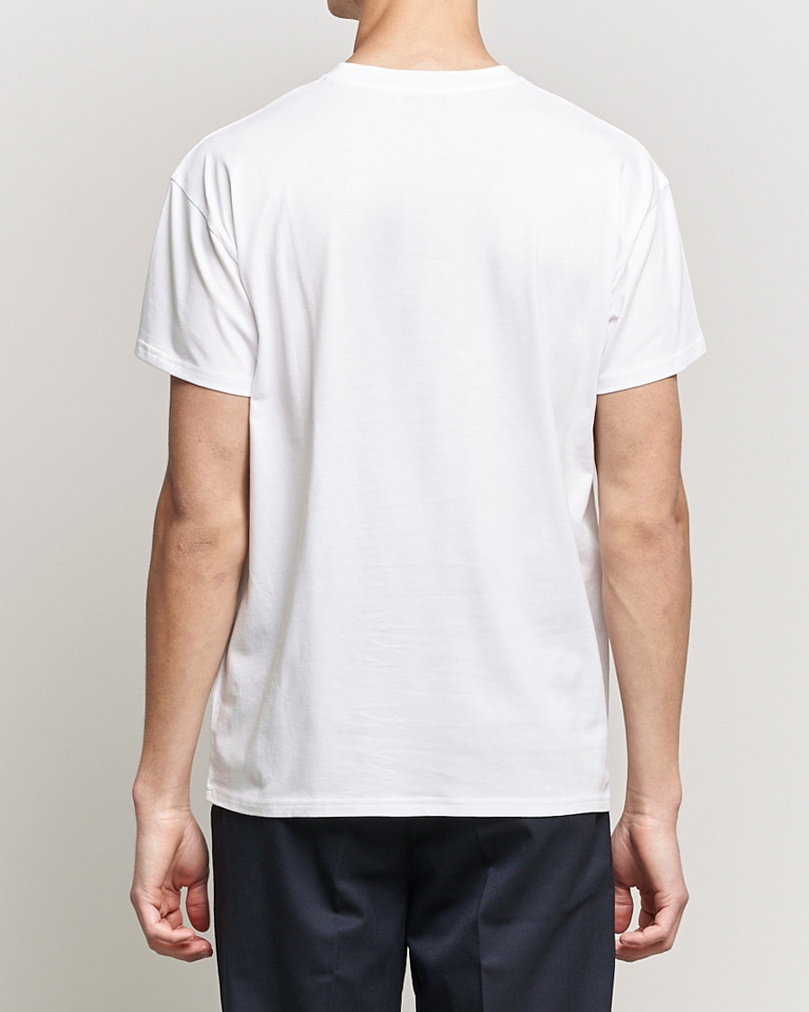 Homme | T-shirts | Mackintosh | Stripe Print Plain Tee White