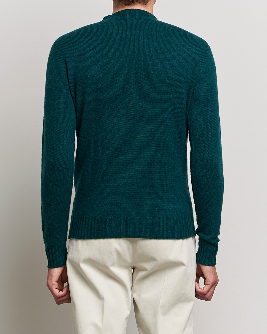 Homme | Pulls Et Tricots | Altea | Wool/Cashmere Crew Neck Sweater Bottle Green