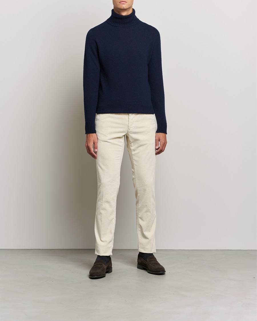 Homme | Pulls Et Tricots | Altea | Wool/Cashmere Turtleneck Sweater Navy