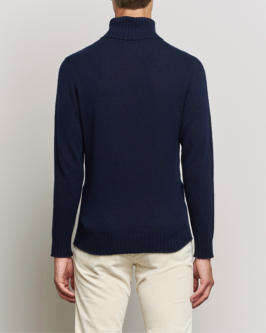 Homme | Pulls Et Tricots | Altea | Wool/Cashmere Turtleneck Sweater Navy