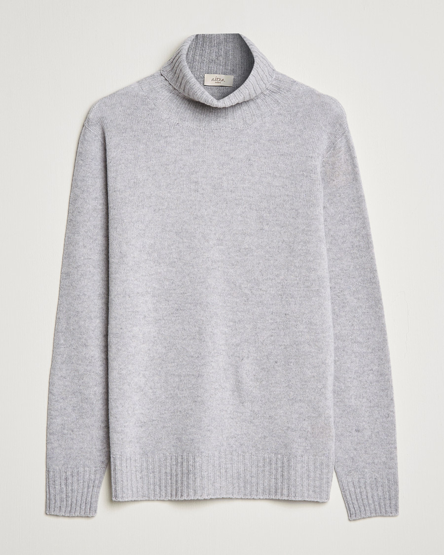 Homme | Pulls Et Tricots | Altea | Wool/Cashmere Turtleneck Sweater Light Grey