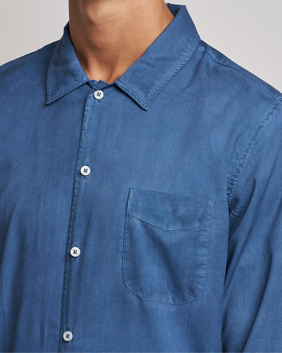 Homme | Chemises | Altea | Garment Dyed Shirt Washed Navy