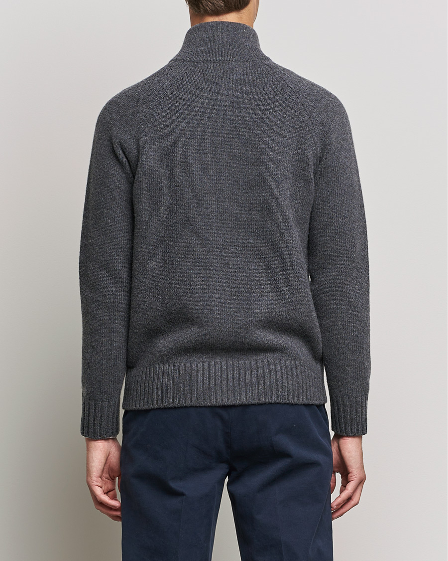 Homme | Pulls Et Tricots | Altea | Wool Zip Jacket Grey Melange