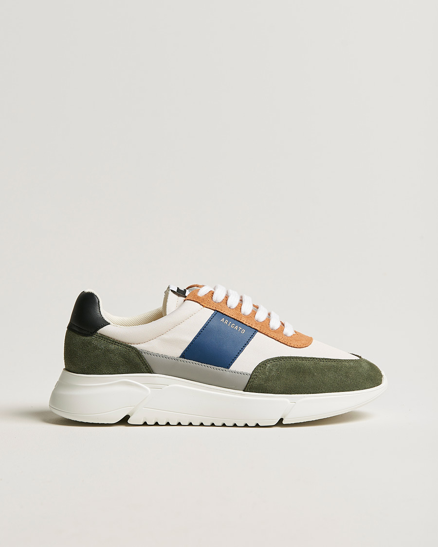 Homme | Axel Arigato Genesis Vintage Runner Sneaker Cermino/Blue/Green | Axel Arigato | Genesis Vintage Runner Sneaker Cermino/Blue/Green