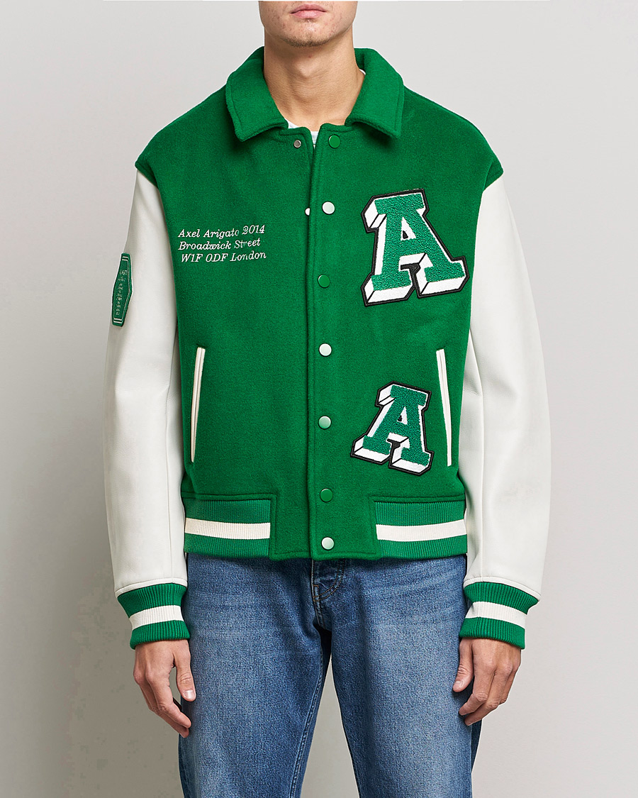 Homme | Manteaux Et Vestes | Axel Arigato | Illusion Varsity Jacket Green