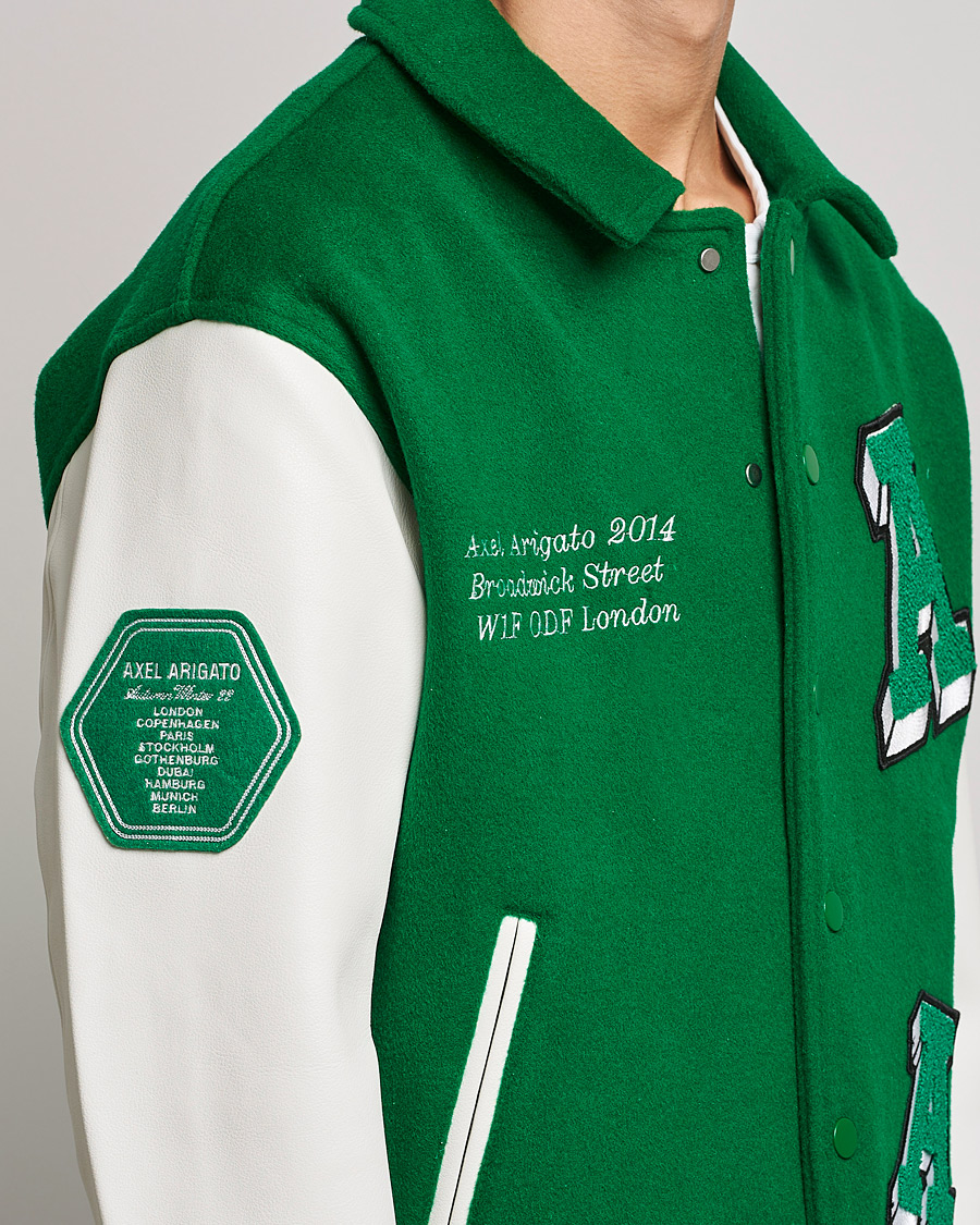 Homme | Manteaux Et Vestes | Axel Arigato | Illusion Varsity Jacket Green