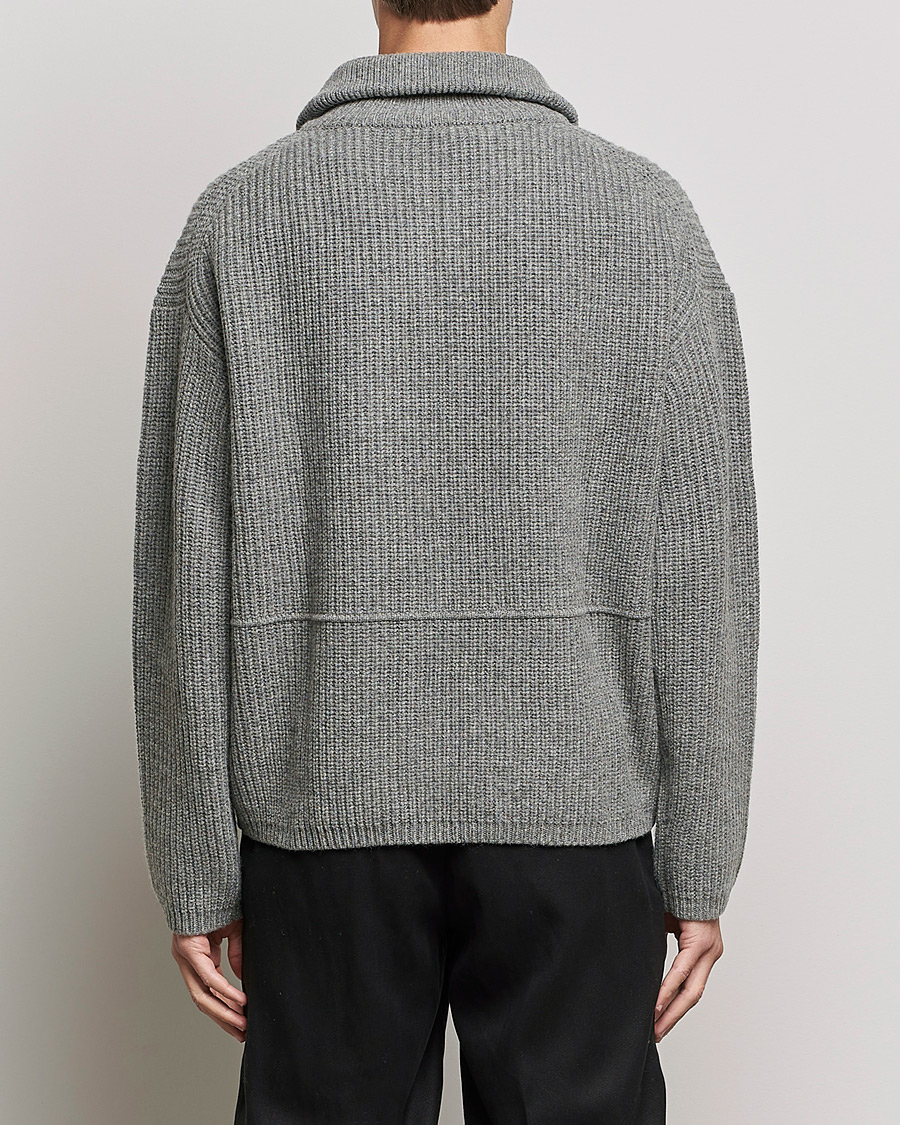 Homme | Pulls Et Tricots | Axel Arigato | Team Half Zip Sweater Grey