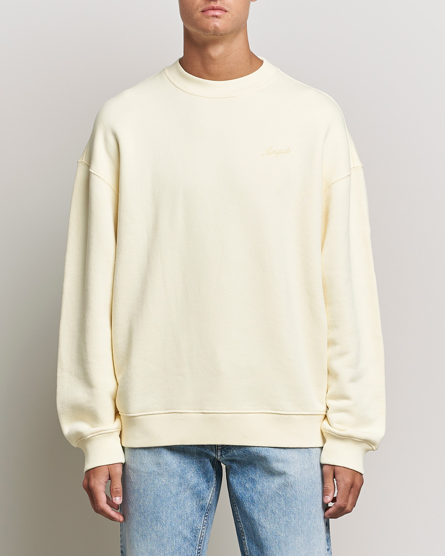 Homme | Pulls Et Tricots | Axel Arigato | Primary Sweatshirt Pale Yellow