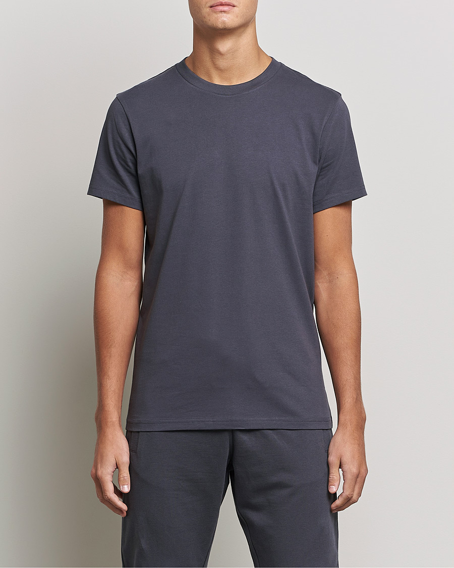 Homme | T-shirts | Bread & Boxers | Heavy Cotton Crew Neck T-shirt Iron Grey