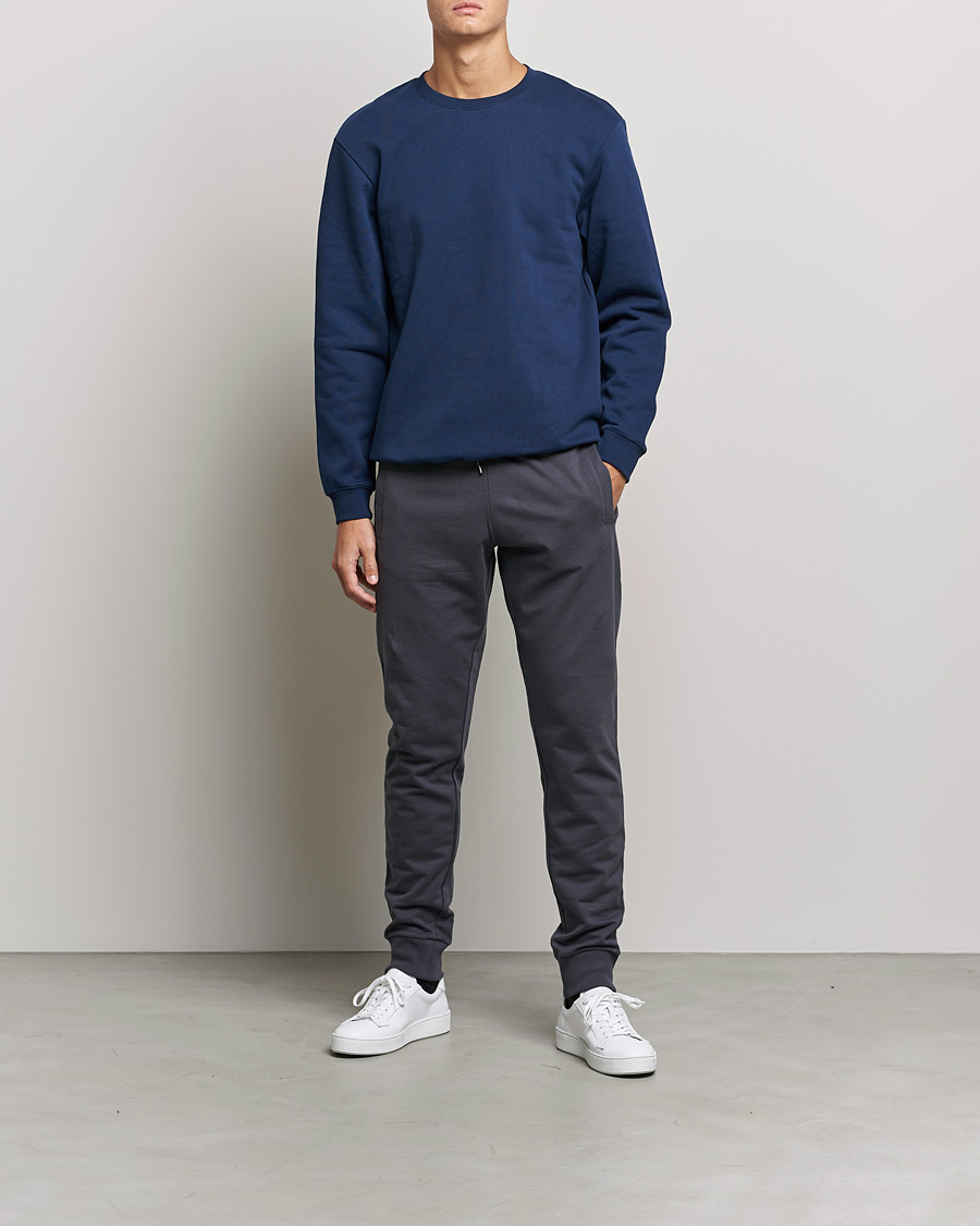 Homme | Pulls Et Tricots | Bread & Boxers | Loungewear Sweatshirt Navy Blue