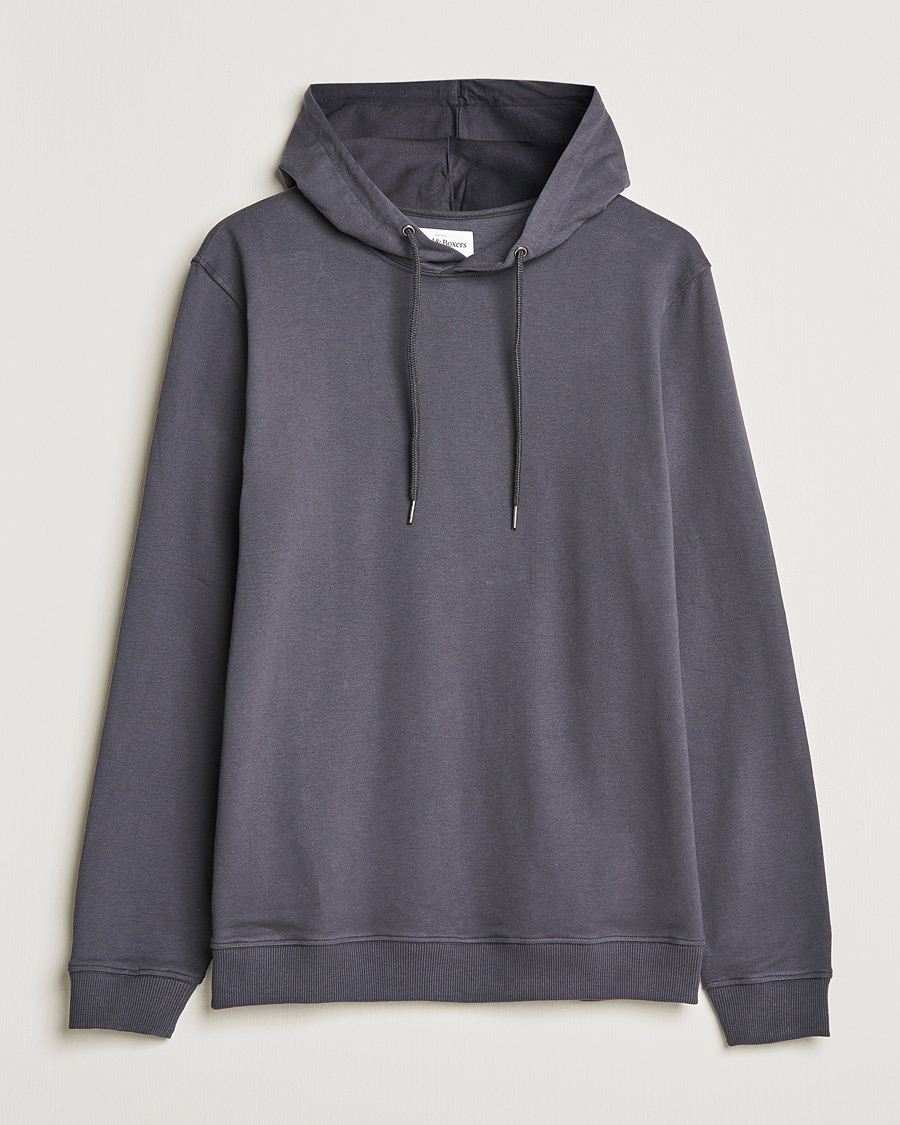 Homme | Pulls Et Tricots | Bread & Boxers | Loungewear Hoodie Iron Grey