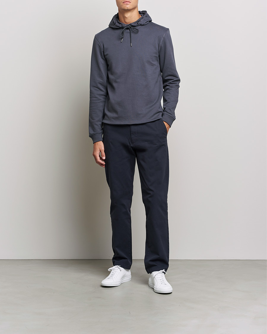 Homme | Pulls Et Tricots | Bread & Boxers | Loungewear Hoodie Iron Grey