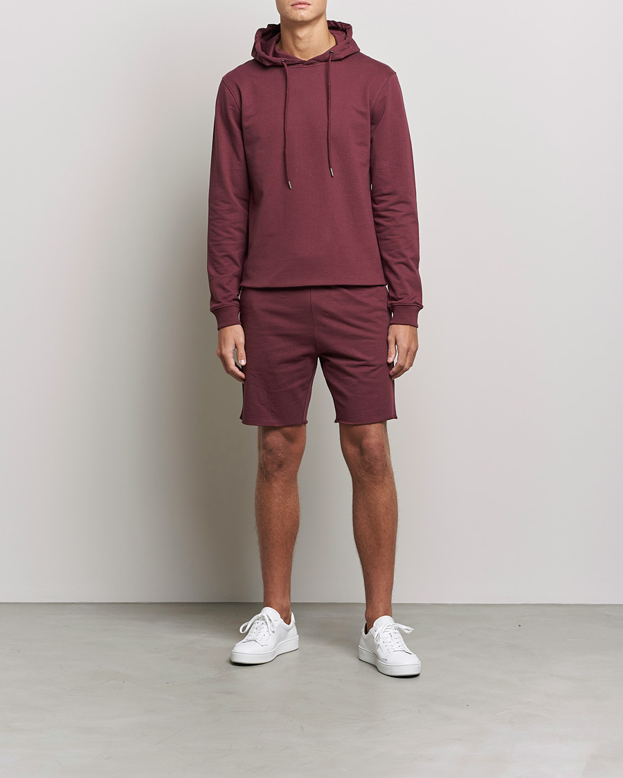 Homme | Pulls Et Tricots | Bread & Boxers | Loungewear Hoodie Burgundy