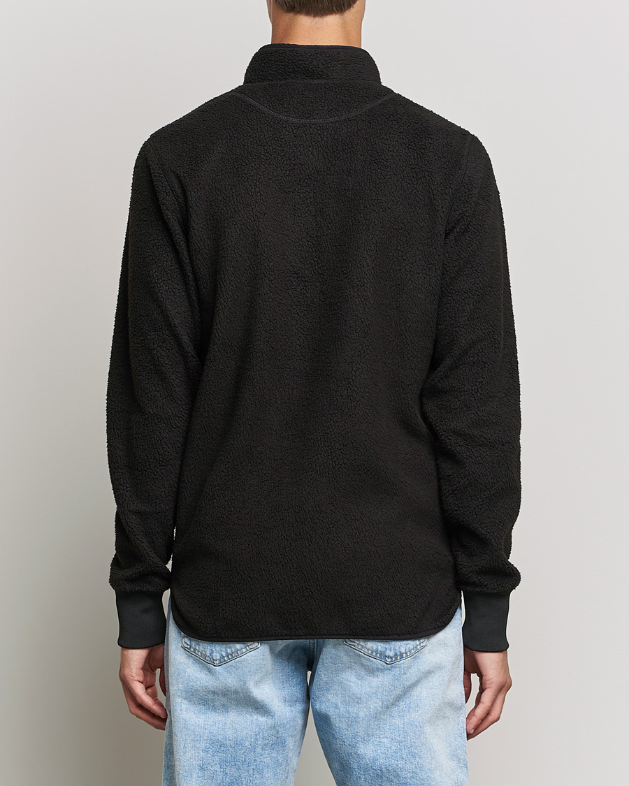 Homme | Pulls Et Tricots | Bread & Boxers | Full Zip Fleece Jacket Black