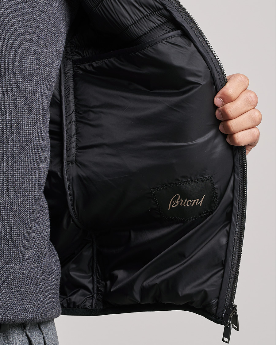 Homme | Manteaux Et Vestes | Brioni | Cashmere/Wool Jersey Vest Dark Grey Melange