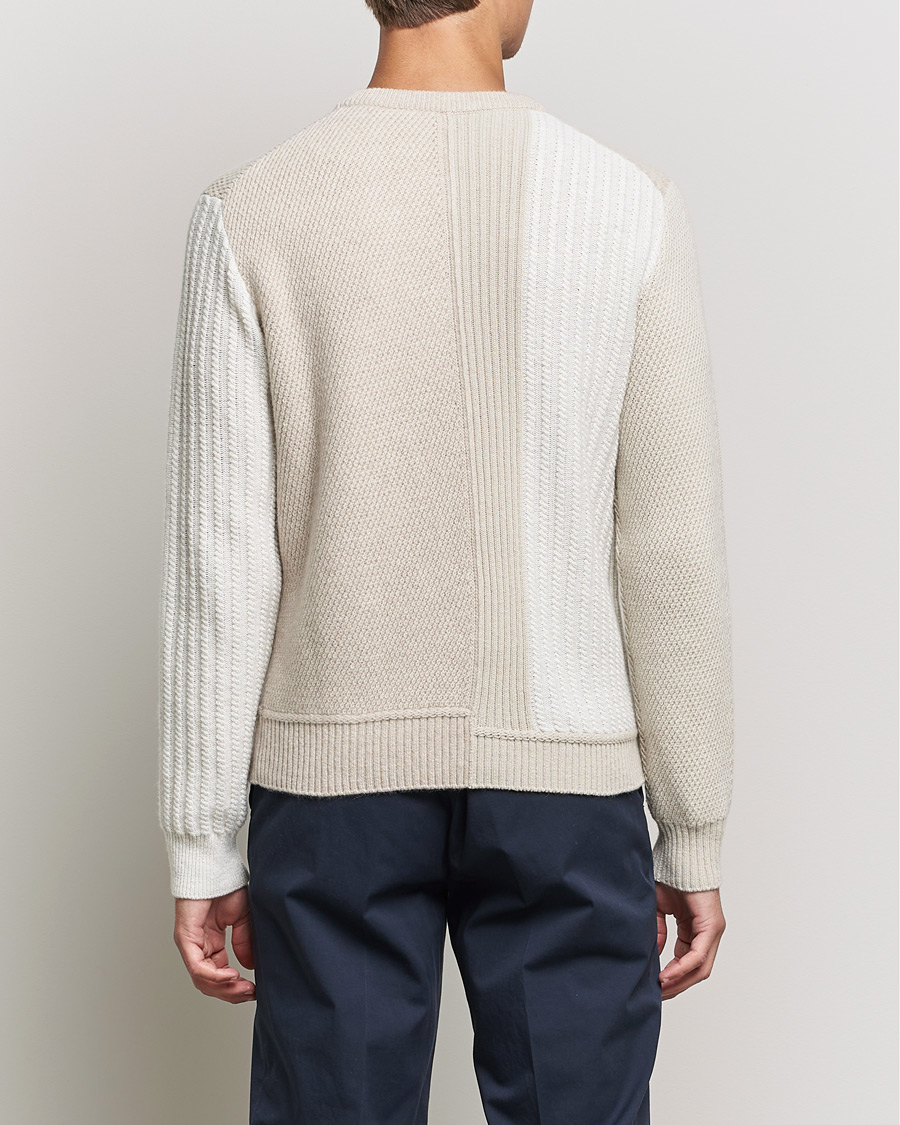 Homme | Pulls Et Tricots | Brioni | Wool/Cashmere Patchwork Sweater Beige
