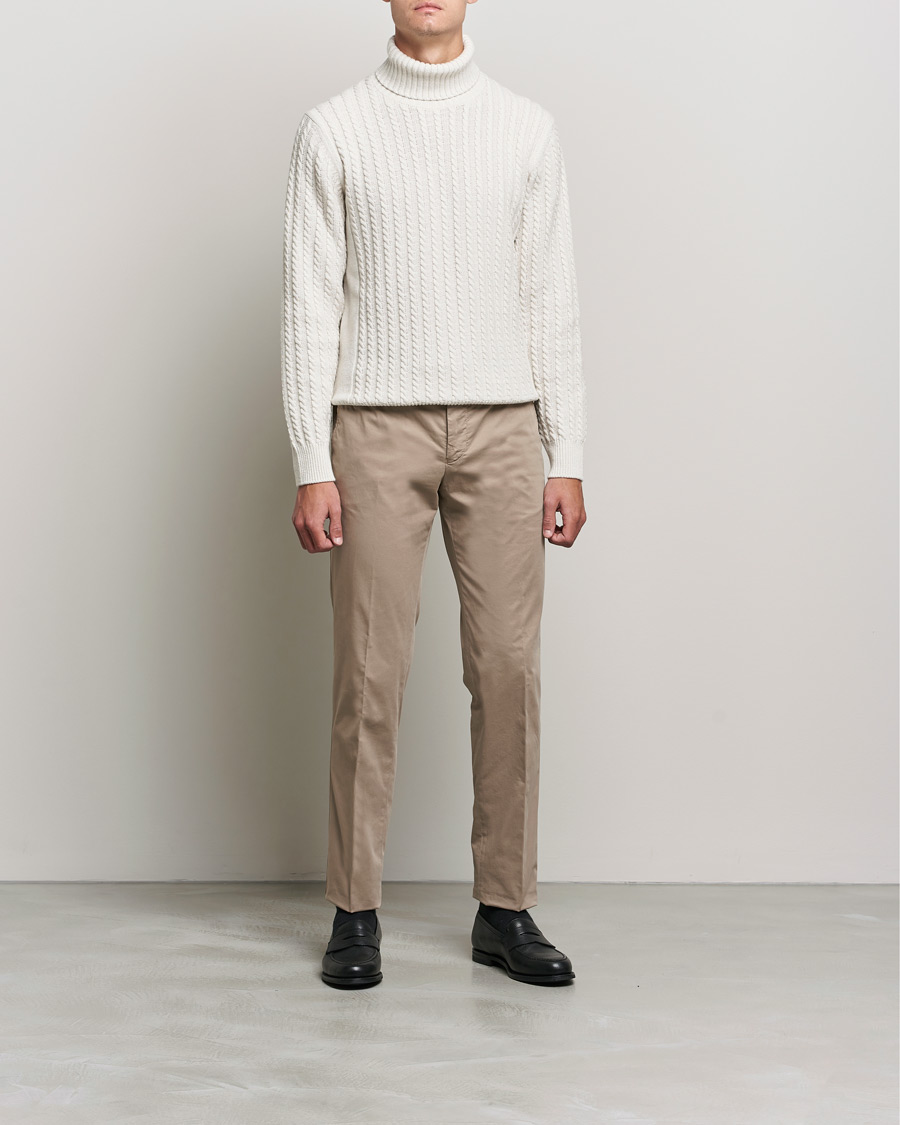 Homme | Pulls Et Tricots | Brioni | Cashmere Cable Turtleneck Off White